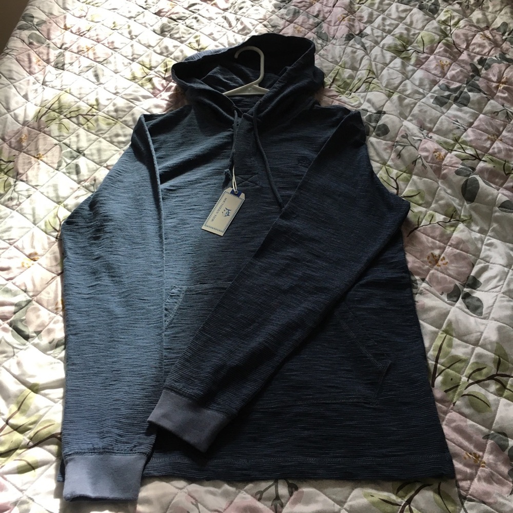 Mens Blue Light Comfortable Southern Tide Hoodie